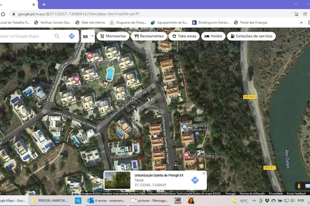 Вилла Casa Na Colina - Moradia Com Piscina Тавира Экстерьер фото